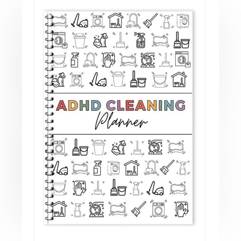 ADHD HOUSEHOLD CLEANING/ORGANIZATION CHECKLIST WORKBOOK - 36 pages
